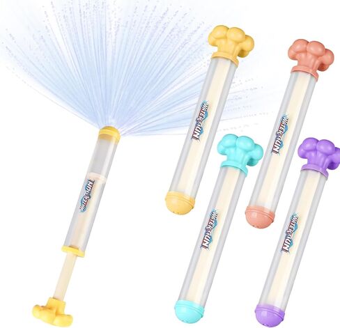 4pcs Firework Shaped Water Gun, Couple Romance Firework Style Water Spray Gun, Large Capacity Watergun for Bathing, Pool, Party Entertainment, Concert, Family Gathering, Marriage Proposal in Kuwait
