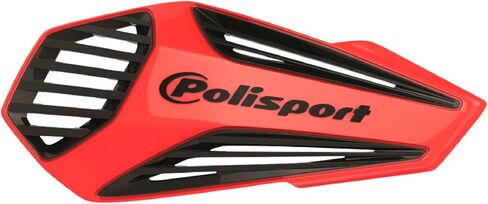 Polisport MX Air Handguard for Motocross Motorcycles–Universal Upper Mounting – Maximum Air Flow, Durable, Flexible, Easy to Install, Supermoto, Motard, Dirt Bikes & Off-Road Protection- Red/Black in Kuwait