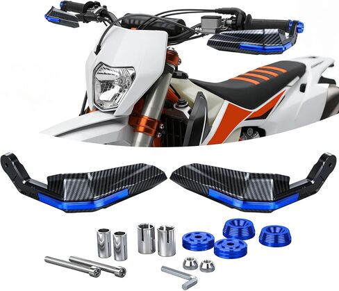 Dirt Bike Handguards, Aperture 0.66-0.83" Motorcycle Handlebars Guards Accessories Universalfor for CRF XR YZF XC KX 150 250 300 125 Motorcycle Ebike ATV Pit Bike Motocross Enduro MX,Black in Saudi Arabia
