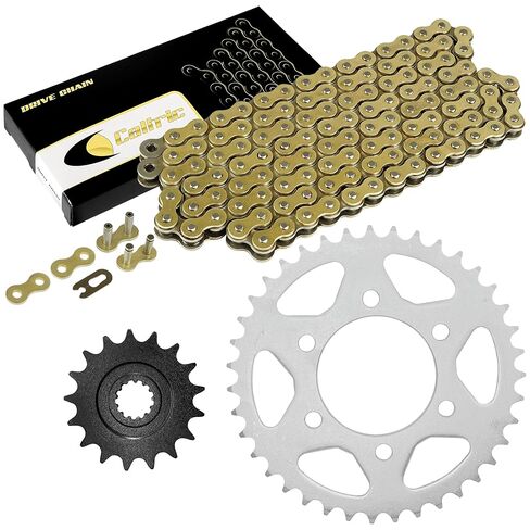 Caltric Drive Chain and Sprockets Kit Compatible with Kawasaki ZX1000 Ninja ZX10R 2004 2005 2011-2016 in Kuwait