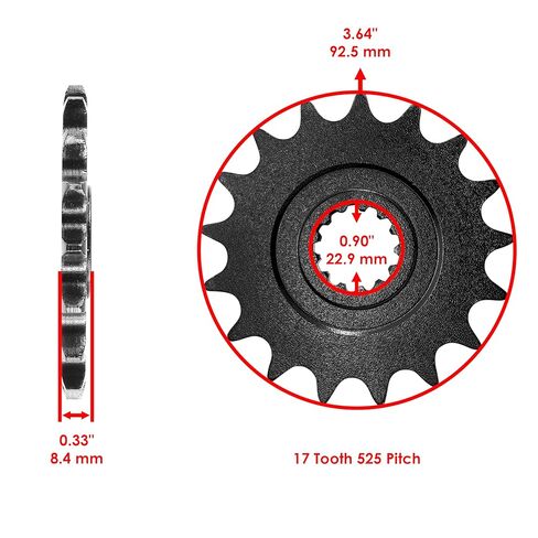 Caltric Drive Chain and Sprockets Kit Compatible with Kawasaki ZX1000 Ninja ZX10R 2004 2005 2011-2016 in Kuwait