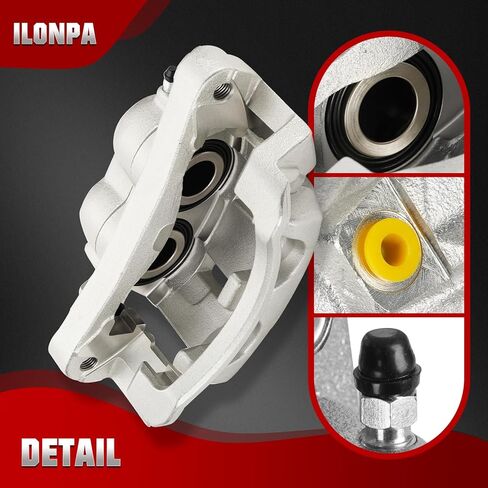 Front Disc Brake Caliper Assembly with Bracket fit for 2000-2005 Ford Excursion,1999-2004 Ford F-250 F-350 Super Duty, Front Right and Left Caliper set with 2PC, 18-B4790 + 18-B4791 in Kuwait