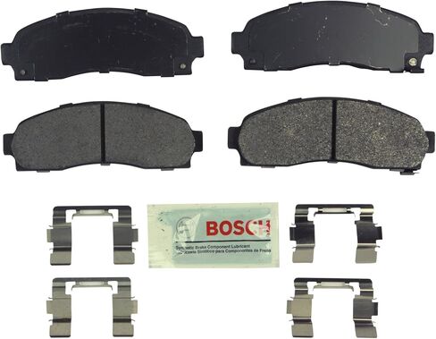 BOSCH BE913H Blue Semi-Metallic Disc Brake Pad Set With Hardware - Compatible With Select Chevrolet Equinox; Pontiac Torrent; Saturn Vue; FRONT in Kuwait