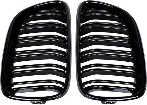 Glossy Black Front Grill Kidney Grille Compatible with 2014-2021 BMW M2 F87 F22 F23 220i 230i 235i in Kuwait