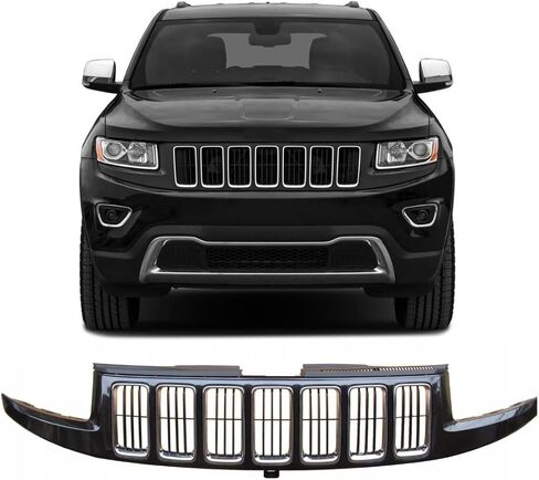 Front Grille compatible with 2014-2016 Jeep Grand Cherokee | Perfect Fit in Saudi Arabia