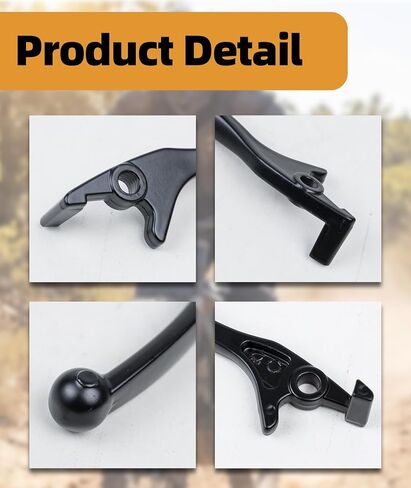 2PCS Upgraded Brake Levers for Tuttio (Tutto/Tutti) Soleil01 E-Bike/Dirt Bike - Left & Right CNC Aluminum Handbrake Lever Pair, Direct Replacement & Easy Install Anti-Rust Durable (Black) in Saudi Arabia