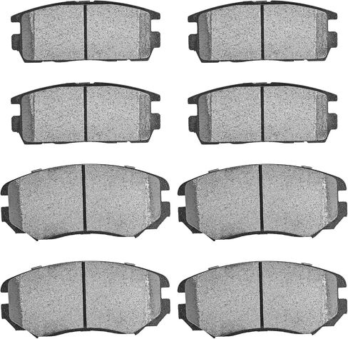 JLEO D1275 D1421 Front and Rear Ceramic Brake Pads for 2010-2017 Chevrolet Equinox,for 2010-2017 GMC Terrain (8pcs) in Kuwait