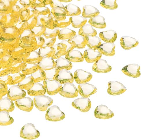 uxcell 250Pcs Blue Acrylic Heart Gems, Crystals Fake Heart Gems for Vase Fillers, Valentines Decorative Heart Gems for Table Scatter, Party Wedding Arts Crafts in Kuwait