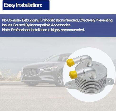 FZ01-19-9F0 FZA1-19-9F0 Oil Cooler FZ21-19-9F3 Compatible with Mazda 3 & 6 2014-2018, CX-3 2016-2018, CX-5 2013-2018 in Saudi Arabia