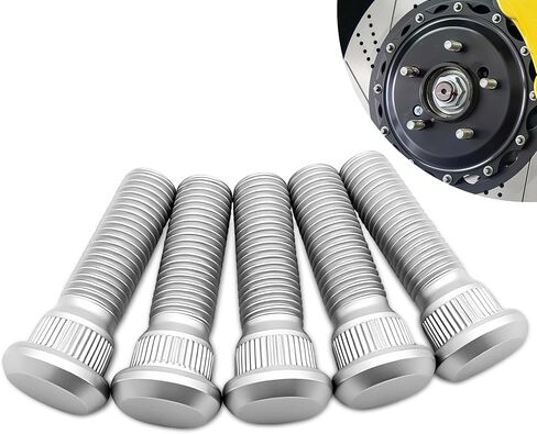 10PCS Wheel Studs, Wheel Hub Bolts, 49mm Long & M12x1.5 Steel Lug Bolts, Car Accessories Extended Tire Studs Fit for Chevy Lexus Toyota Scion Pontiac, Replace OEM#610-266 90942-02049 (10PCS) in Saudi Arabia