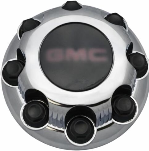 Chrome 8 Lug Wheel Center Cap Compatible with Savana, Sierra, Yukon Hub Cap #9597159 G008 (4) in Saudi Arabia