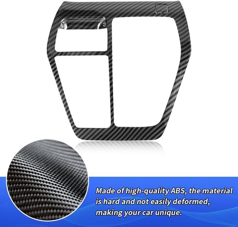 Car Central Control Gear Shift Panel Trim Cover for Toyota RAV4 2019 2020 2021 2022 2023 2024 2025 Auto Interior Decorations Accessories Center Console Protection Frame Carbon Fiber Style Kit in Kuwait
