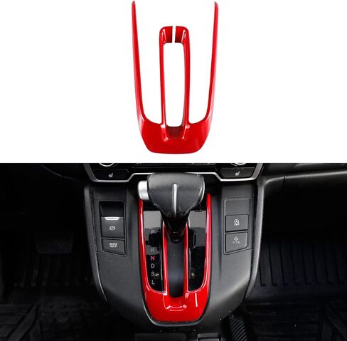 for Honda 2017-2022 CRV Accessories Gear Shift Frame Console Panel Trim (Peach Wood Grain) in Kuwait