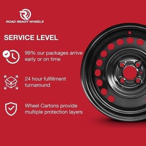 لـ 2017-2024 Mitsubishi Mirage G4 مقاس 14 بوصة حافة فولاذية سوداء مطلية بالمسحوق - استبدال مباشر من OEM - عجلة سيارة جاهزة للطريق in Kuwait