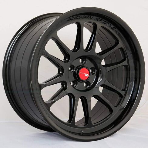 AH07 18x8.5 Oft 35 5x114.3 HB: 73.1 Gloss Black - Single Rim by Aodhan Wheels in Saudi Arabia