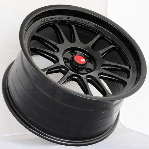 AH07 18x8.5 Oft 35 5x114.3 HB: 73.1 Gloss Black - Single Rim by Aodhan Wheels in Saudi Arabia