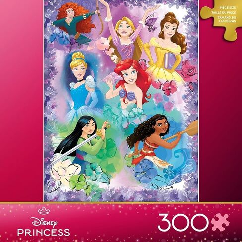 Ceaco - Disney - Purple Princess Collage - 300 Oversized Piece Jigsaw Puzzle in Saudi Arabia