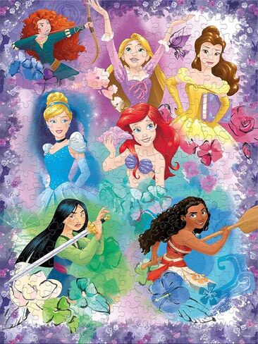 Ceaco - Disney - Purple Princess Collage - 300 Oversized Piece Jigsaw Puzzle in Saudi Arabia