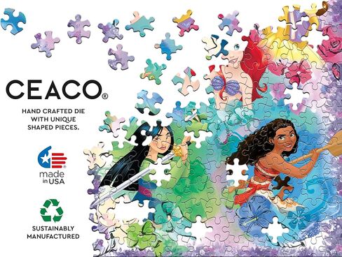Ceaco - Disney - Purple Princess Collage - 300 Oversized Piece Jigsaw Puzzle in Saudi Arabia