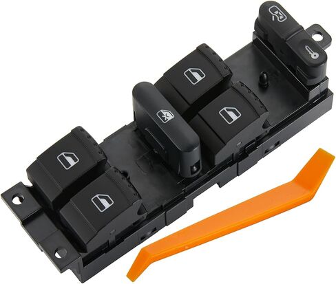 Power Window Switch Fits for Volkswagen Golf 1999-2006,Jetta 1999-2005,Passat 1999-2005.Driver Side Control Door vidrios Master Switch.1J4 959 857D in Kuwait