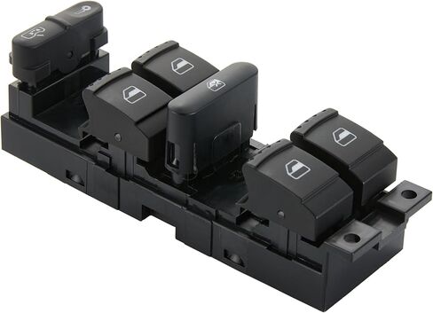 Power Window Switch Fits for Volkswagen Golf 1999-2006,Jetta 1999-2005,Passat 1999-2005.Driver Side Control Door vidrios Master Switch.1J4 959 857D in Kuwait