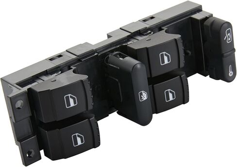 Power Window Switch Fits for Volkswagen Golf 1999-2006,Jetta 1999-2005,Passat 1999-2005.Driver Side Control Door vidrios Master Switch.1J4 959 857D in Kuwait