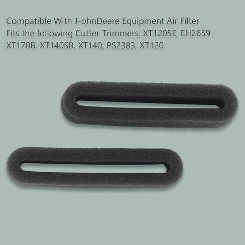 فلتر هواء معدات 07750 متوافق مع فلتر هواء معدات JohnDeere 07750، لقواطع القطع XT105SB، T105S، نماذج PS2683 - عبوتان in Kuwait