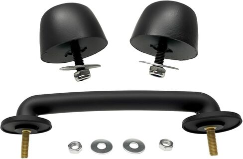 Hood Footman Loop and Windshield Bump Stop Set KJ71051BK and 55176422 Compatible with 2007-2018 Wrangler 2018-2018 Wrangler JK in Kuwait