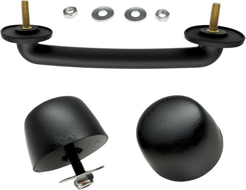 Hood Footman Loop and Windshield Bump Stop Set KJ71051BK and 55176422 Compatible with 2007-2018 Wrangler 2018-2018 Wrangler JK in Kuwait