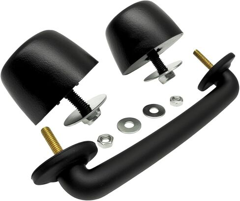 Hood Footman Loop and Windshield Bump Stop Set KJ71051BK and 55176422 Compatible with 2007-2018 Wrangler 2018-2018 Wrangler JK in Kuwait