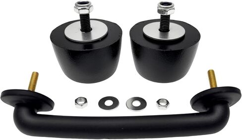 Hood Footman Loop and Windshield Bump Stop Set KJ71051BK and 55176422 Compatible with 2007-2018 Wrangler 2018-2018 Wrangler JK in Kuwait
