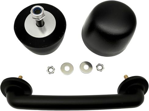 Hood Footman Loop and Windshield Bump Stop Set KJ71051BK and 55176422 Compatible with 2007-2018 Wrangler 2018-2018 Wrangler JK in Kuwait