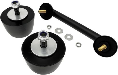Hood Footman Loop and Windshield Bump Stop Set KJ71051BK and 55176422 Compatible with 2007-2018 Wrangler 2018-2018 Wrangler JK in Kuwait