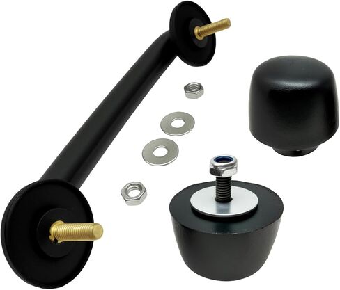 Hood Footman Loop and Windshield Bump Stop Set KJ71051BK and 55176422 Compatible with 2007-2018 Wrangler 2018-2018 Wrangler JK in Kuwait