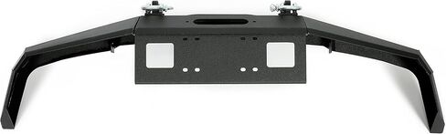 KUAFU Off-road Front Bumper Compatible with 1998-2004 Land Rover Discovery 2 w/Winch Mount & Bull Bar Black Powder Coated Steel in Kuwait