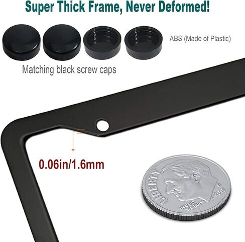2 Packs Matte Black for Oregon Ducks License Plate Frames -2 Holes License Plate Holder,Universal Aluminum Tag Frame for License Plate for Front and Rear Car Tags in Kuwait