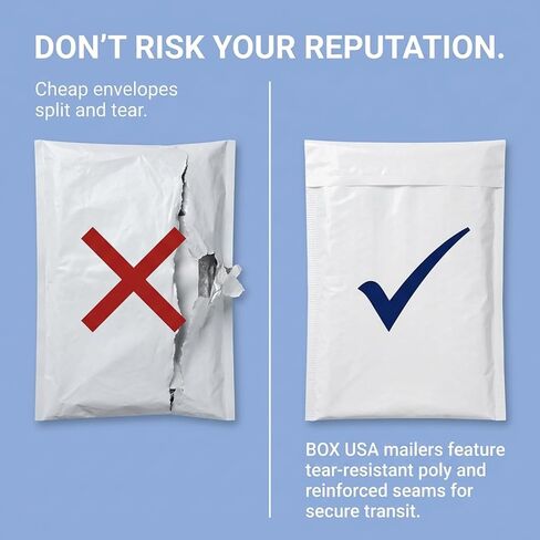 BOX USA 8 1/2 x 12" White Bubble Mailers (25 Pack) - Paper Padded Envelopes, Self-Seal Shipping Bags for Business, Heavy Duty Cushioned Mailing Envelopes for Packaging and Shipping in Kuwait