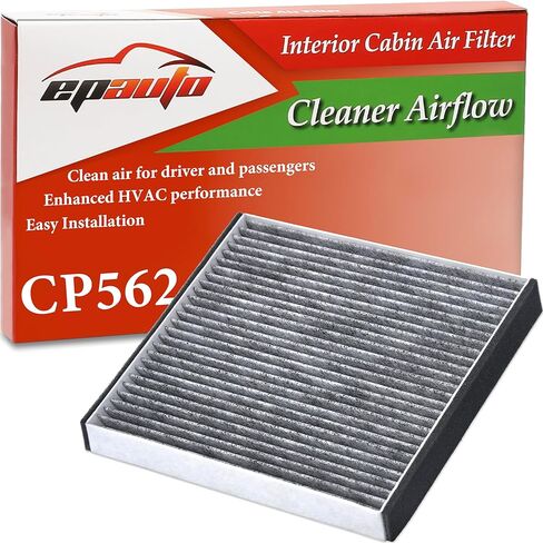 EPAuto CP562 (CF10562) Cabin Air Filter includes Activated Carbon Replacement for Ford Ranger (2019-2023), Lexus GS300 (2001-2005), GS430 (2001-2005), LS430 (2001-2006), SC430 (2002-2010) in Kuwait