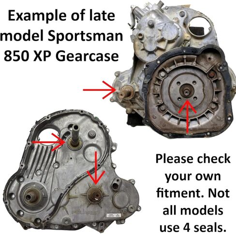 REPLACEMENTKITS.COM Main Gearcase Triple Lip Viton Seal Compatible with Polaris ACE, Sportsman, Scrambler, Ranger & Others Several Models 2000-2025 (Replaces 3234892) in Kuwait