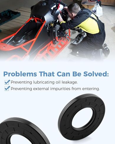 Snowmobile Oil Seal Replace 420931284 420931285 Fit for Expedition Renegade Grand Touring MXZ Summit 2010-2019 in Kuwait