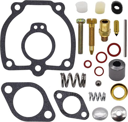 Carburetor Repair Rebuild Kit 47387DB, Compatible with International Harvester IH Farmall Super H M W4 O4 W6 O6 Tractor, Compatible with IH Farmall 400 450 656 MV, 50983DB, 356948R92 in Saudi Arabia