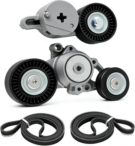16620-36030 166010V010 Drive Belt Tensioner and Pulley Assembly Set Compatible with 2010–2011 Toyota Camry 2.5L L4 Replace 39096 39095 4PK1240 3PK1200 16601-0v010 1662036030 in Saudi Arabia