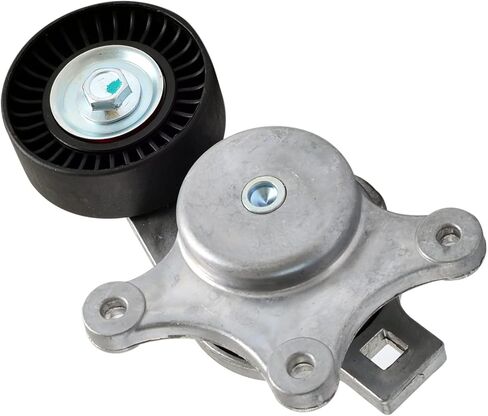 38485 Automatic Belt Tensioner w/Pully Compatible with 2007-2018 Ford Edge 2013-2019 Ford Police Interceptor 2010-2019 Lincoln MKS 2009-2013 Mazda 6 V6 3.5L 3.7L in Kuwait