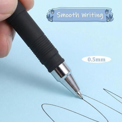 15Pcs Mini Gel Pens Bulk, 0.5mm Pocket Pen 4.16 Inch Black Ink Small Pens Assorted Colors Smooth Writing Quick Dry Cute Pens for Small Notebook, Office School Supplies in Kuwait