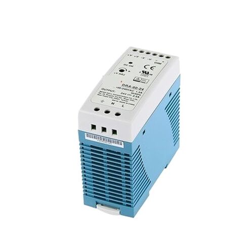 1pcs DRA-60-12 DRA-60-24 DIN Rail Switching Power Supply 110V/220V AC to DC 12V 24V SMPS DRA-60(DRA-60-24) in Kuwait