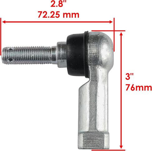 Caltric 2 Tie Rod End Set Compatible with Can-am Outlander 800 2012 2013 2014 2015/ Outlander Max 800 R 4X4 2013 2014 2015 in Kuwait