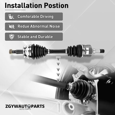 CV Axle Rear Set for Nissan Pathfinder 4.0L 2011 2012, Automotive Replacement Constant Velocity Half-Shaft Assemblies in Kuwait
