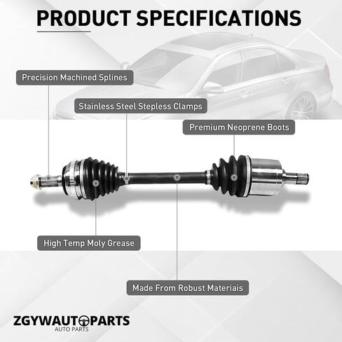 CV Axle Rear Set for Nissan Pathfinder 4.0L 2011 2012, Automotive Replacement Constant Velocity Half-Shaft Assemblies in Kuwait