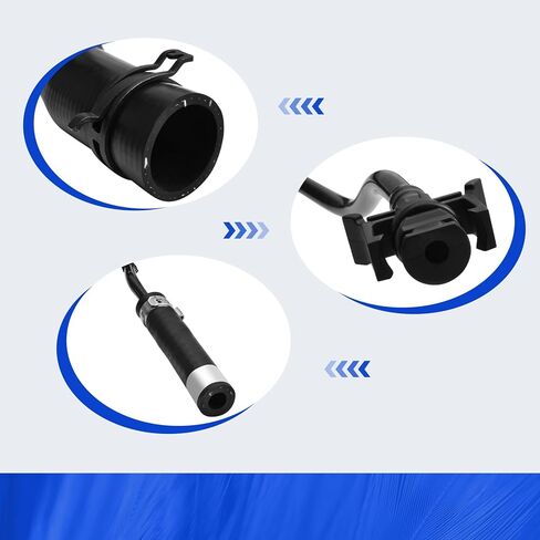 Lower Radiator Coolant Hose Tube, Upper Radiator Coolant Reservoir Pipe and Radiator Reservoir Line Compatible with 2012-2018 Focus 2.0 L Part Numbers CV6Z-8260-K CV6Z-8K012-K BV618K012KF CV6Z-8286-K in Kuwait