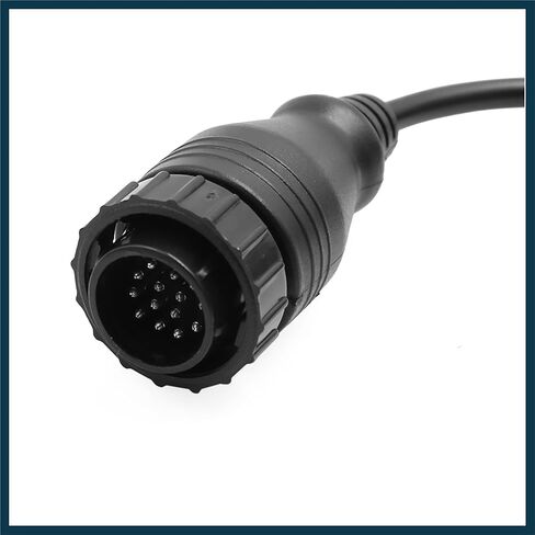 14 Pin to 16 Pin OBDII OBD2 Diagnostic Adapter Connector Cable Tool for Reading Diagnostics Info from Scanner for Mercedes-Benz Automotive Parts in Saudi Arabia